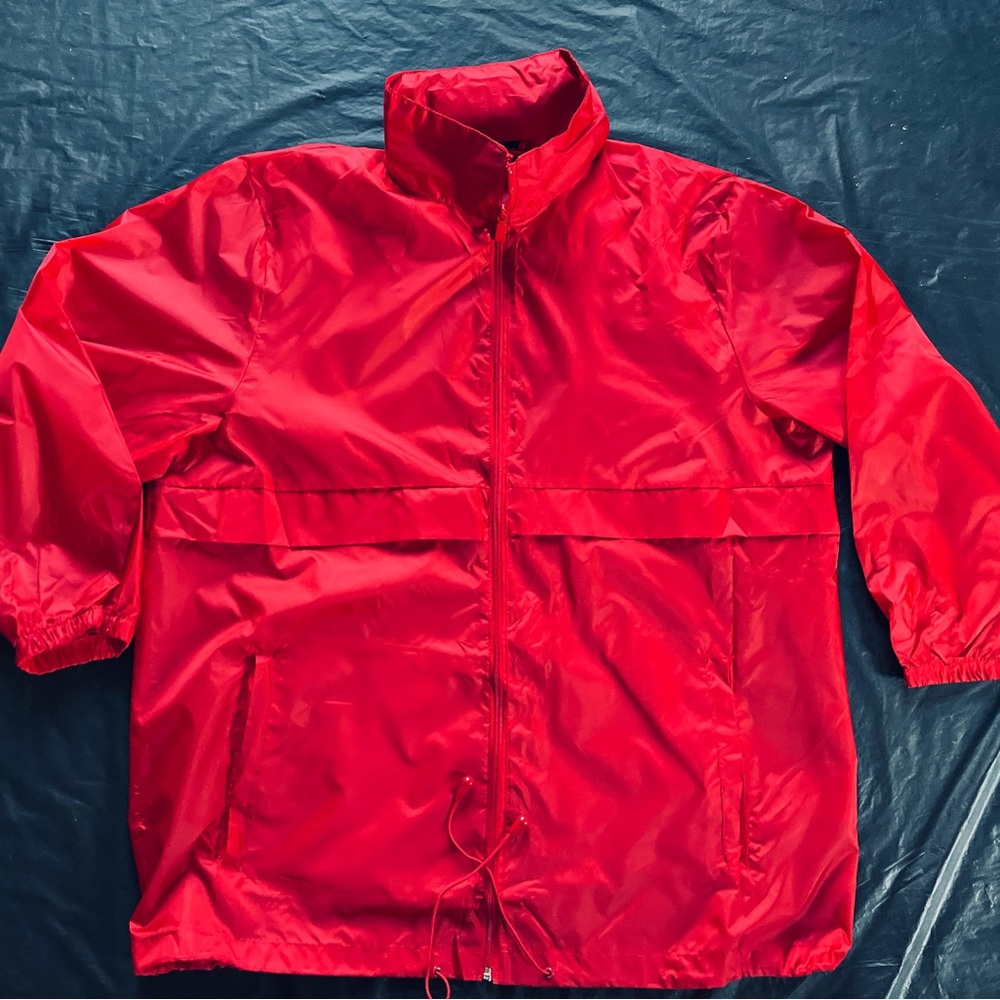 Totes windbreaker jacket/ large -X-Large / dark red